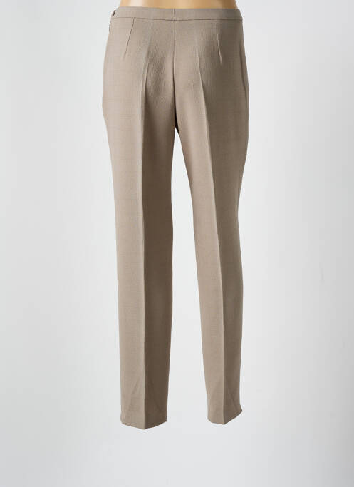 Pantalon slim marron GUY DUBOUIS pour femme