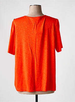 T-shirt manches mi-longues manches courtes orange GRIFFON femme