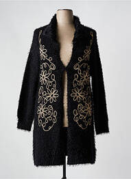 Gilet manches longues stretch noir APRICO femme