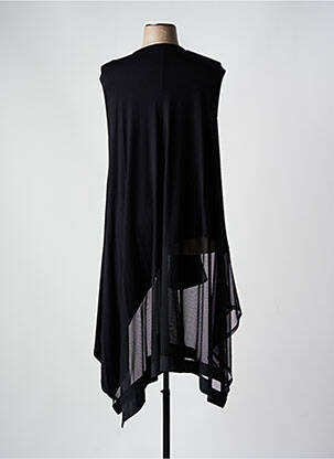 Robe mi-longue sans manche sans manche noir SEE YOU femme