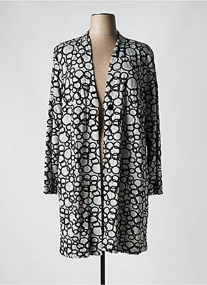 Gilet manches longues stretch gris MONA LISA femme