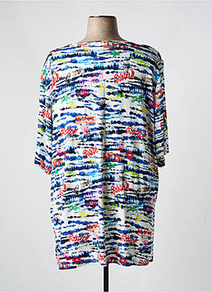 T-shirt imprimé fantaisie manches courtes bleu MONA LISA femme