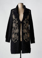 Gilet manches longues noir APRICO pour femme seconde vue