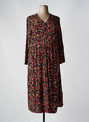 Robe longue noir CISO pour femme