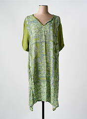 Robe mi-longue vert FRANCK ANNA pour femme seconde vue