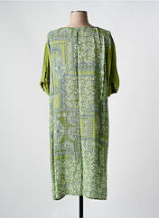 Robe mi-longue vert FRANCK ANNA pour femme seconde vue