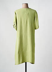 Robe mi-longue vert FRANCK ANNA pour femme seconde vue
