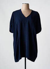 Tunique manches courtes bleu FRANCK ANNA pour femme seconde vue