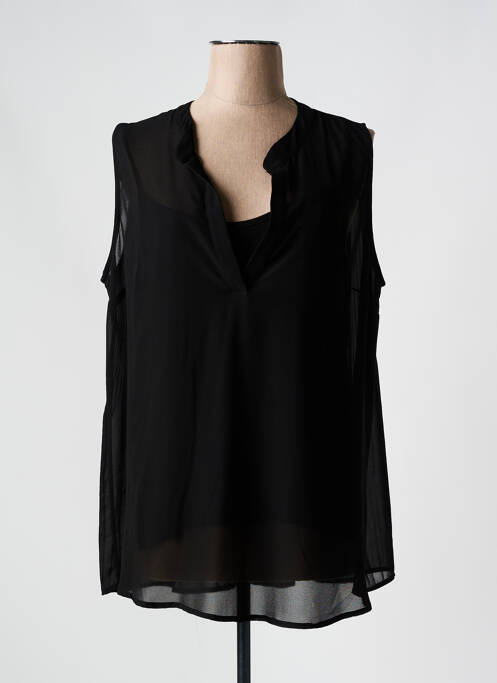 Top noir CHALOU pour femme