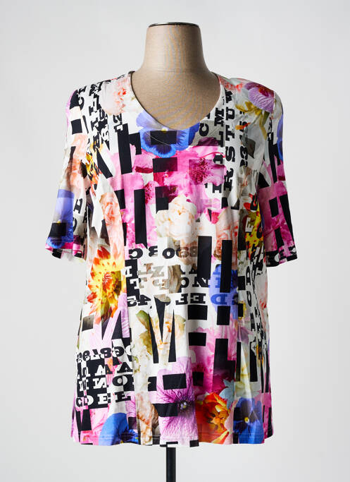 T-shirt beige MONA LISA pour femme