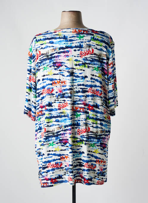 T-shirt bleu MONA LISA pour femme