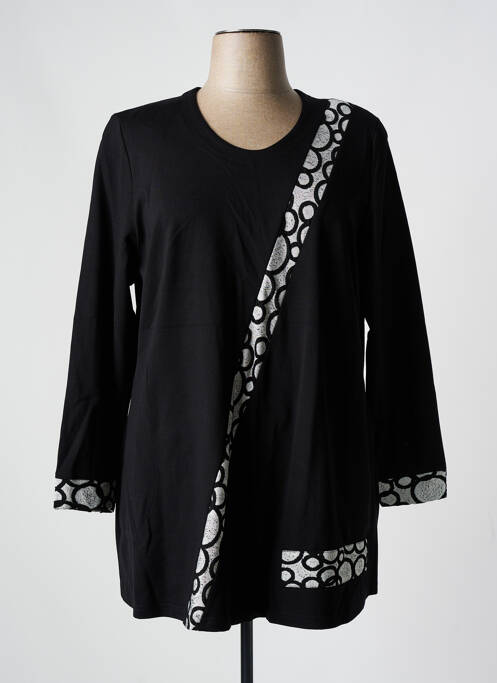 Tunique manches longues noir MONA LISA pour femme