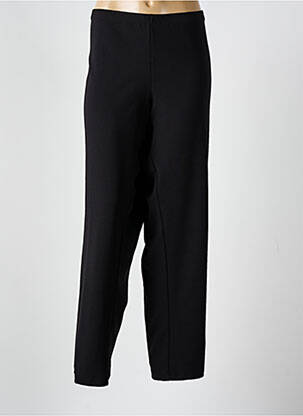 Pantalon droit taille élastique noir FRANCE RIVOIRE femme