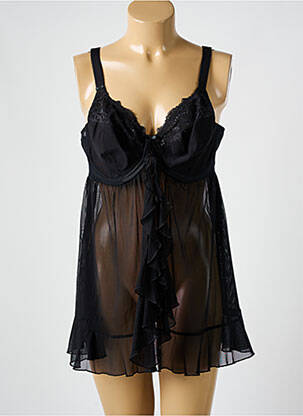 Top/Caraco noir ELOMI pour femme