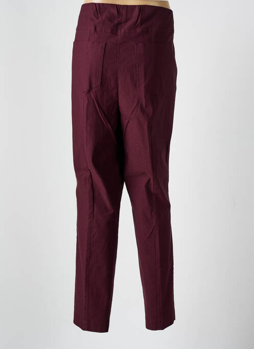 Pantalon slim rouge ADELINA BY SCHEITER pour femme