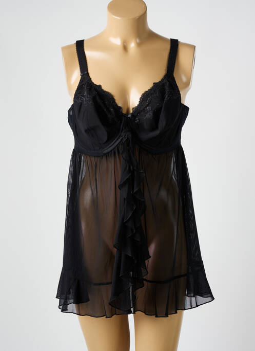 Top/Caraco noir ELOMI pour femme