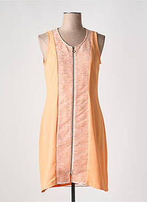 Robe courte sans manche sans manche orange MERI & ESCA femme