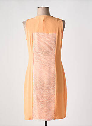 Robe courte sans manche sans manche orange MERI & ESCA femme
