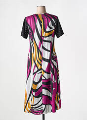 Robe mi-longue violet GREGORY PAT pour femme seconde vue