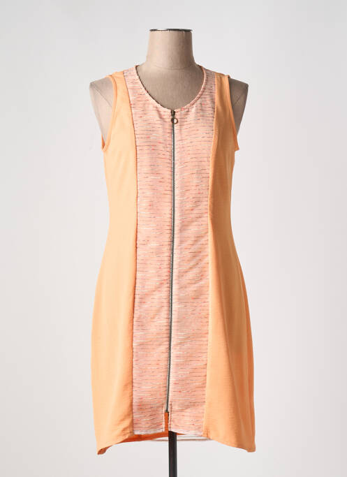 Robe courte orange MERI & ESCA pour femme