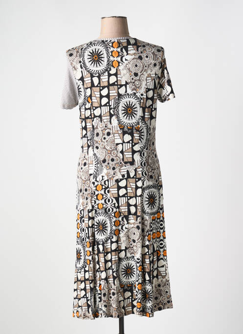 Robe mi-longue noir FRANCE RIVOIRE pour femme