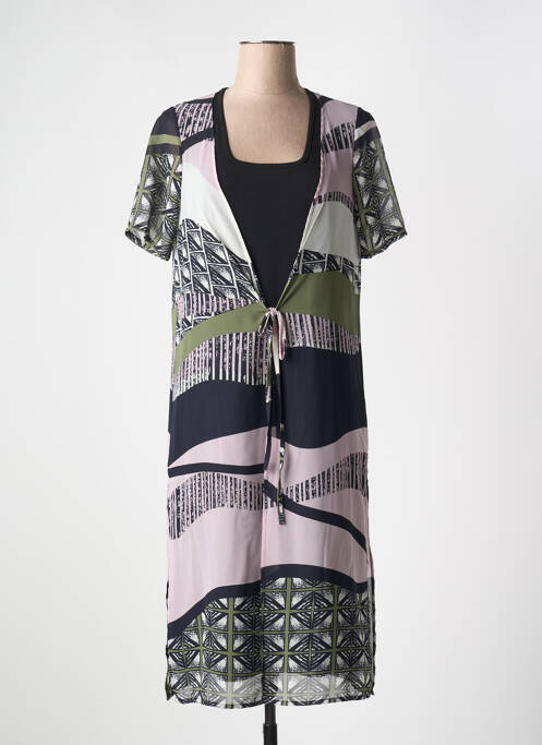 Robe mi-longue noir GUY DUBOUIS pour femme