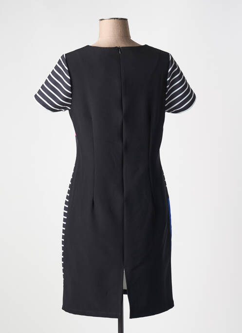 Robe mi-longue noir GUY DUBOUIS pour femme