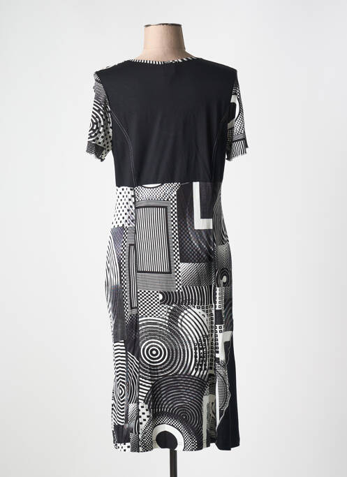 Robe mi-longue noir GUY DUBOUIS pour femme