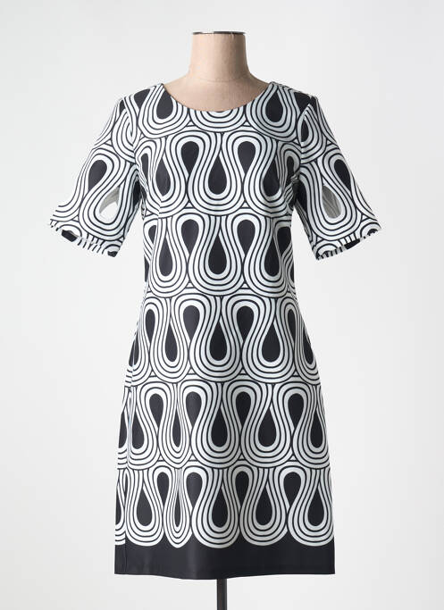 Robe mi-longue noir GUY DUBOUIS pour femme