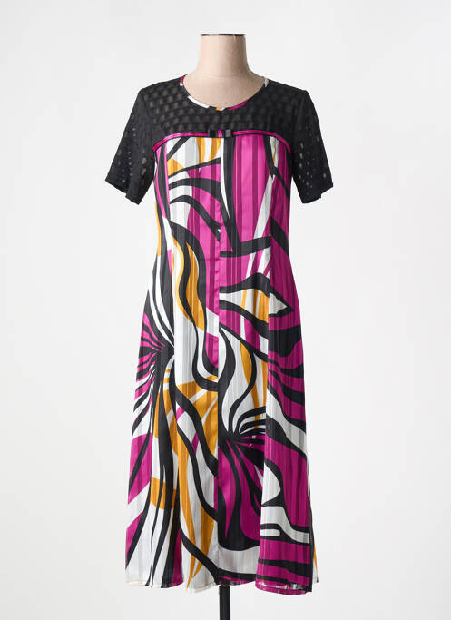 Robe mi-longue violet GREGORY PAT pour femme