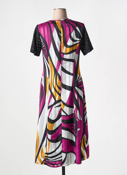 Robe mi-longue violet GREGORY PAT pour femme