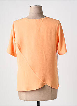 Top imprimé fantaisie manches courtes orange MERI & ESCA femme