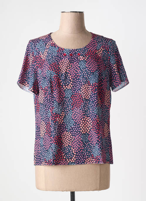 Top bleu GUY DUBOUIS pour femme