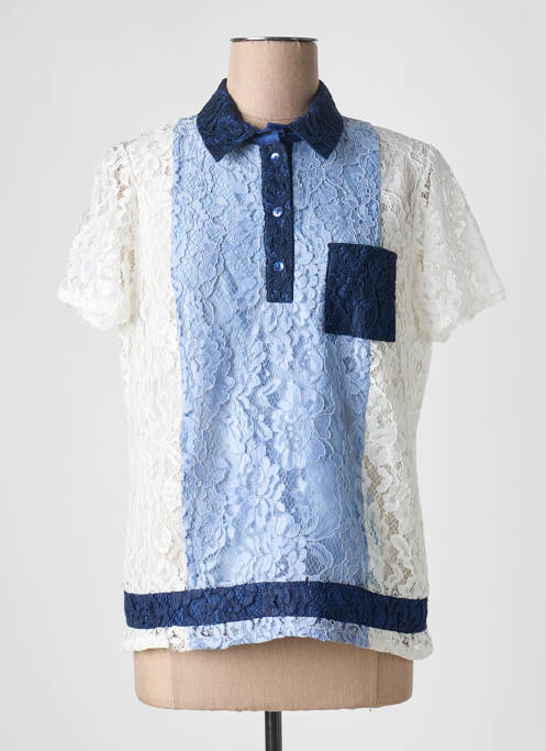 Top bleu MERI & ESCA pour femme