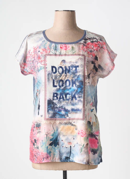 Top bleu MERI & ESCA pour femme