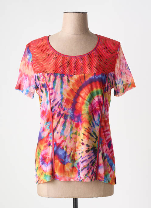 Top rouge GUY DUBOUIS pour femme