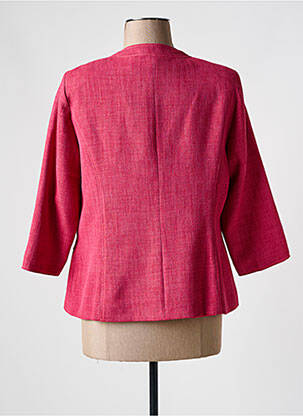 Veste casual epaulette rose GUY DUBOUIS femme