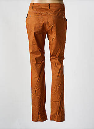 Pantalon slim poches marron GREGORY PAT femme