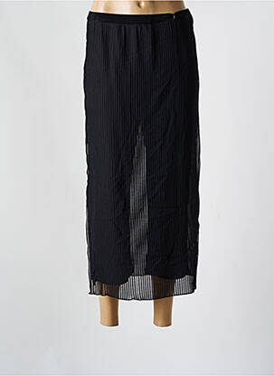 Jupe longue coupe droite noir MERI & ESCA femme