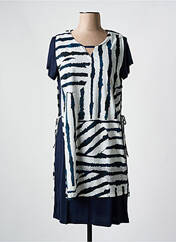 Robe mi-longue bleu FRANCE RIVOIRE pour femme seconde vue