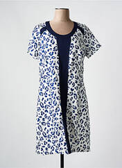 Robe mi-longue bleu FRANCE RIVOIRE pour femme seconde vue