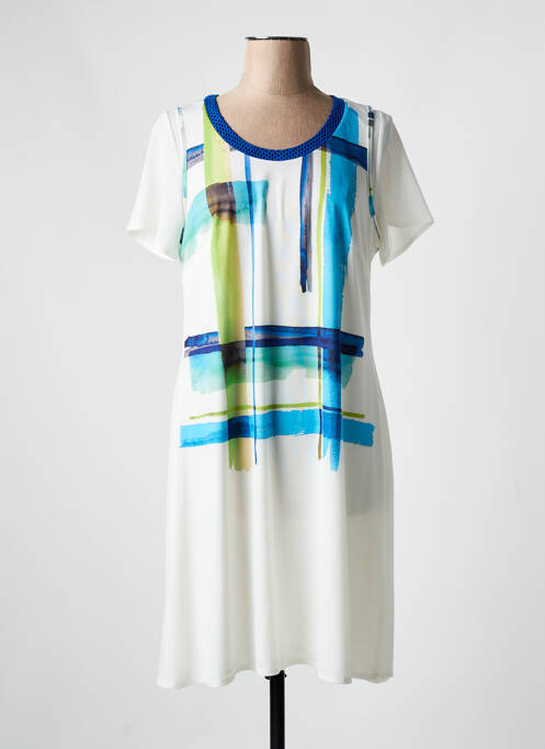 Robe mi-longue bleu GUY DUBOUIS pour femme