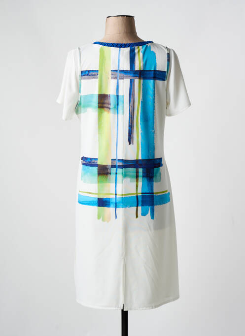 Robe mi-longue bleu GUY DUBOUIS pour femme