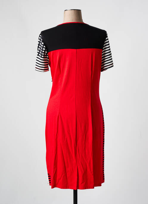 Robe mi-longue rouge MERI & ESCA pour femme