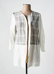Veste casual col rond gris MERI & ESCA femme
