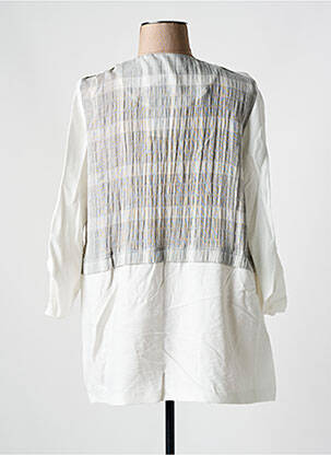Veste casual col rond gris MERI & ESCA femme