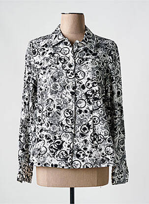 Veste casual poches noir GUY DUBOUIS femme