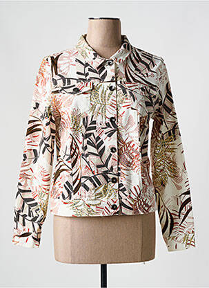 Veste casual poches beige GUY DUBOUIS femme