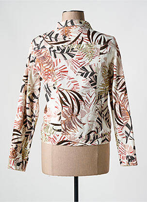Veste casual poches beige GUY DUBOUIS femme