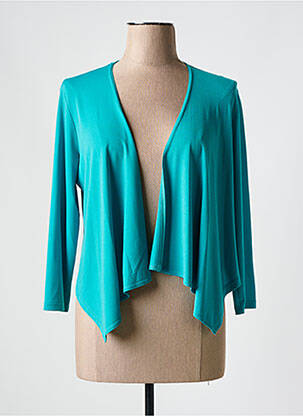 Boléro tissage crêpe vert GUY DUBOUIS femme